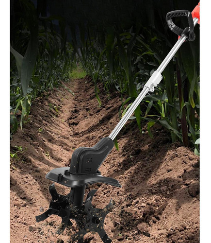 Eléctrico Inalámbrico Rototiller 21v Pesado Compatible Con
