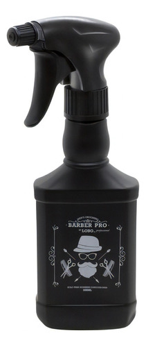 Atomizador De Barbero Estetica Negro Mate Barber Pro Lobo