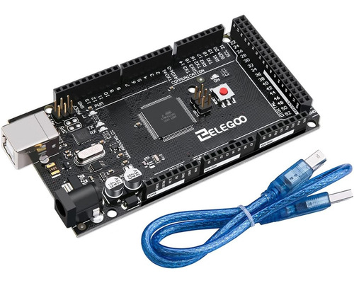 Placa Megaboard 2560 R3 Con Cable Usb C Para Arduino