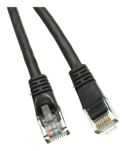 Cable De Red 1,8 Mts Cat. 5e Patch Cord Negro X10 Unidades