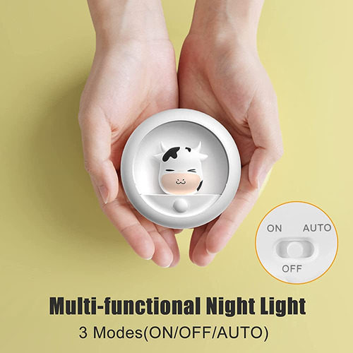 Aimilar Recargable Luz Nocturna Sensor De Movimiento Led Niñ