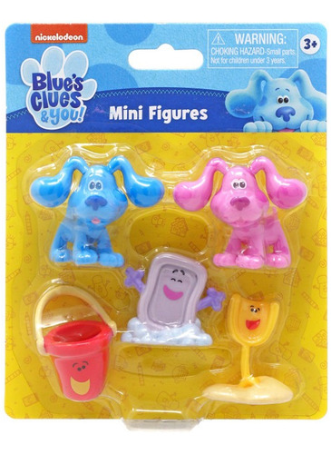 Muñecos Blues Clues Mini Figuras 2 Figuras + Accesorios 