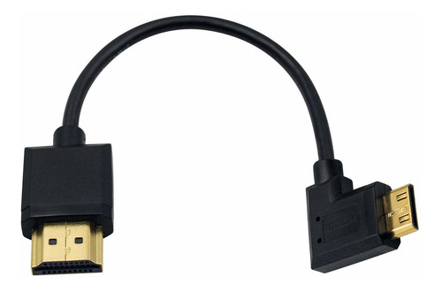 Mini Cable Hdmi Estandar Ultrafino Angulo Recto 90 Grado