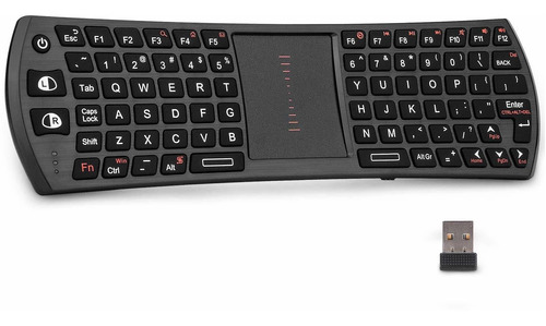 Mini Teclado Inalambrico,rii Wireless 2.4g Panel Tactil