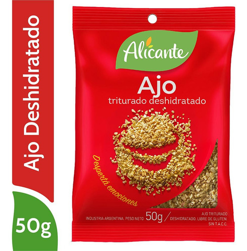 Ajo Triturado Alicante 50 Grs Pack 6 Unidades 