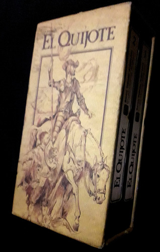 El Quijote- Vhs- 2 Casettes- Grupo Central Hispano- Buen Est