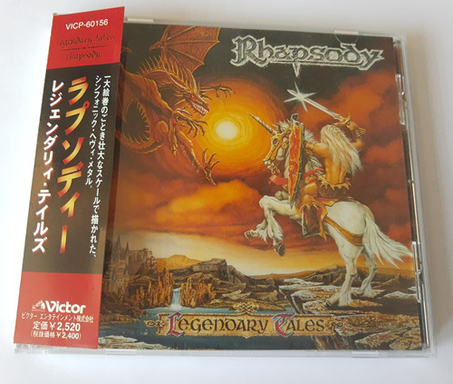 Rhapsody - Legendary Tales , Edición Japonesa 1997 , Con Obi