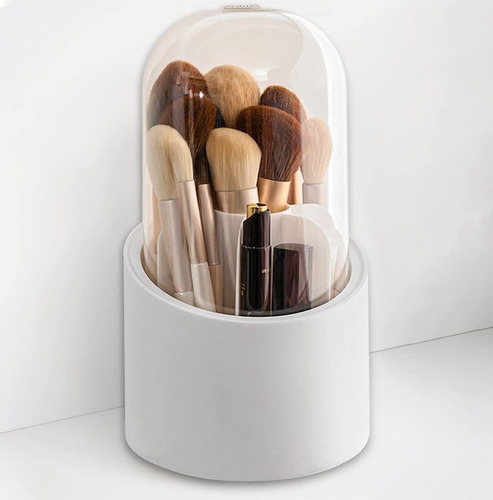 Lebenrich Organizador De Brochas De Maquillaje Con Tapa, Con