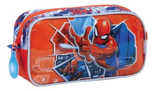 Cartuchera Marvel Spiderman Infantil Rojo Kanata