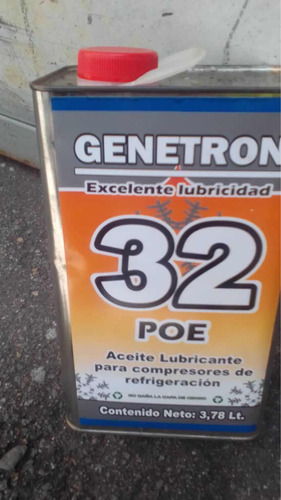 Aceite Sintético Refrigeración Genetron  Poe 32