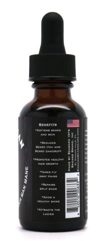 Badass Beard Care Aceite De Barba Para Hombres El Perfume D
