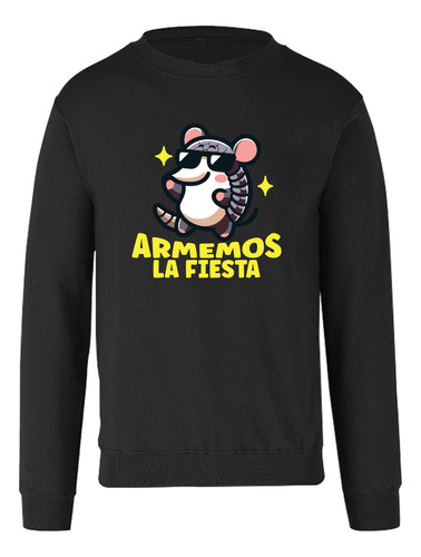 Sudadera Cuello Redondo Armadillo Armemos La Fiesta