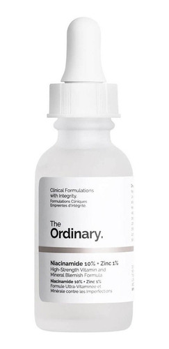 Imagen 1 de 1 de Serum The Ordinary niacinamide 10% + zinc 1% día/noche de 30mL