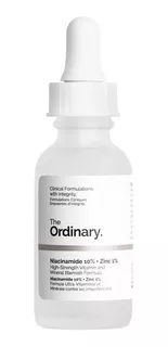 Sérum Niacinamide 10% + Zinc 1% The Ordinary dia/noite para todos os tipos de pele de 30mL +15 anos