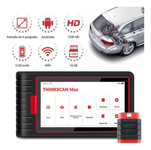 Scanner Automotriz Profesional Thinkscan Max 2