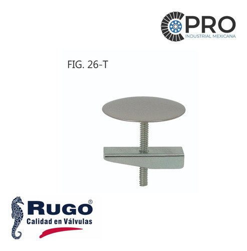 Cubre Taladro Separado Liso Acero Inoxidable Fig. 26-t