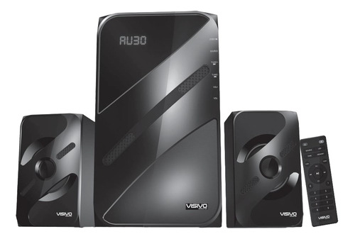 Sistema De Audio Visivo 2.1 Bluetooth Negro
