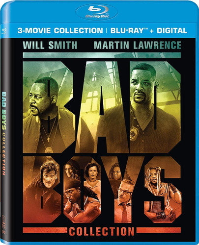 Imagen 1 de 2 de Blu-ray Bad Boys Collection / Incluye 3 Films