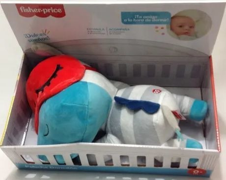 Fisher Price - Peluche Dormilon Cebra - 30 Cm De Largo -