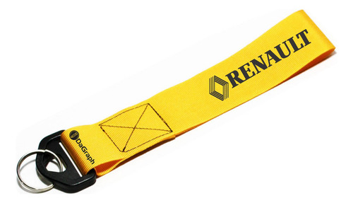 Llavero Cinta 20 X 4 Cm Renault Trafic Amarillo
