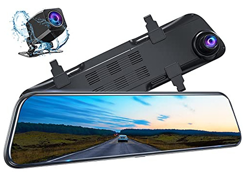 Kingslim Dl12 Pro 4k Mirror Dash Cam, Cámara De Tablero Fron