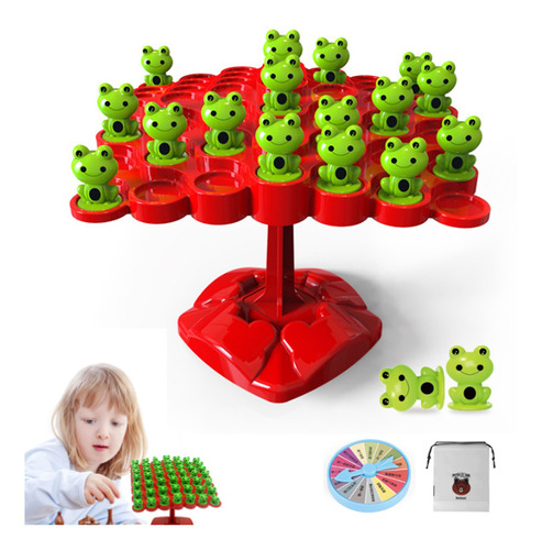 Juego De Mesa Educativo Para Niños Frog Balance Tree Montess