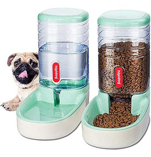 Pets Gravity Juego De Dispensador De Agua Y Comida Para...