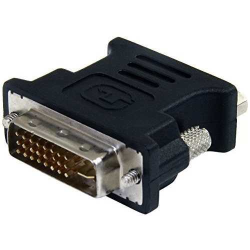 Adaptador Dvi A Vga - Negro - M/h - Convertidor Dvi-i A Vga