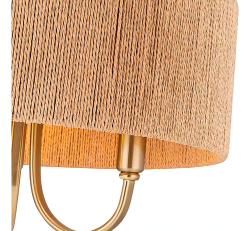 Lampara De Techo Boho Luminaria Living Dormitorio Lcm Estructura Marrón claro