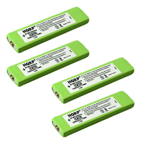 4x Hqrp Batteries For Panasonic Portable Cd, Md, Mp3 Pla Ccl