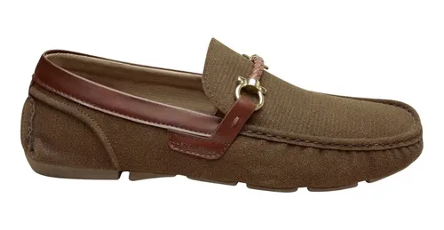 Calzado Hombre Caballero Zapato Casual Tipo Piel Cafe Comodo cafe 27  Incógnita 055C11