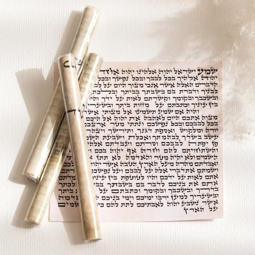 Suri Kosher Mezuzah - Pergamino De 5 Pulgadas (12 Cm)
