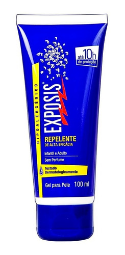 Repelente Exposis Gel Sem Perfume 100ml