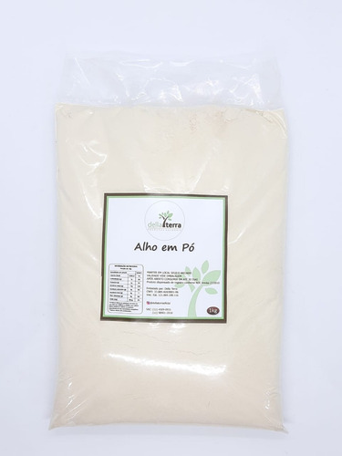 Alho Em Pó Puro 1 Kg Della Terra