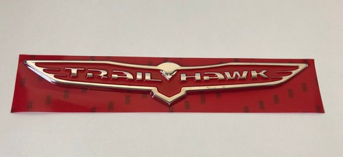 Emblema Trailhawk Jeep Renegade Wrangle Compass Cromado