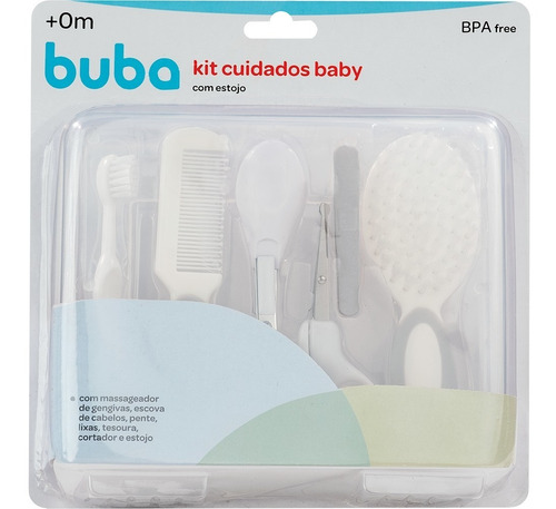 Kit Cuidados Com Estojo Rosa Contem 9 Itens Higiene Bebe