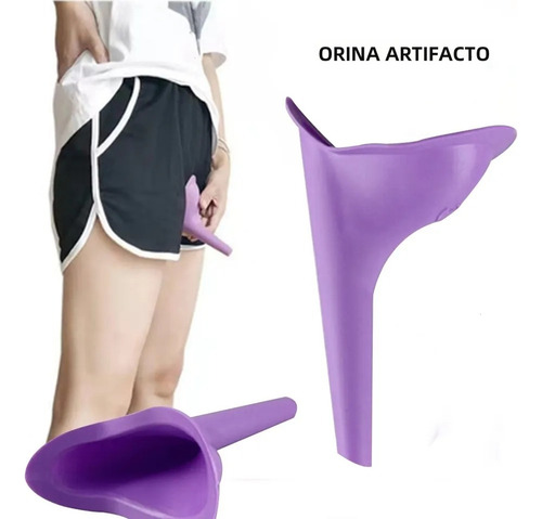 Urinario Portátil De Silicona Suave Para Mujer Orinar
