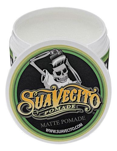 Pomada Para El Cabello Suavecito Matte, 118 Ml (4 Oz), Fijac