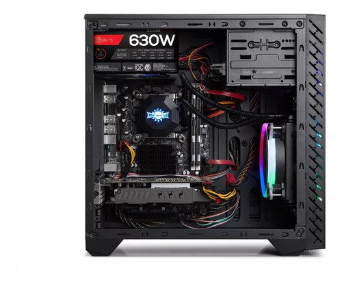 Imagen 5 de 6 de Gabinete Pc Gaming Sentey X10 Rgb Acrilic Usb 3.0 Sin Fuente