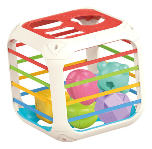 Actividad Cube Bin De Forma Sensorial Bloques Accesorios