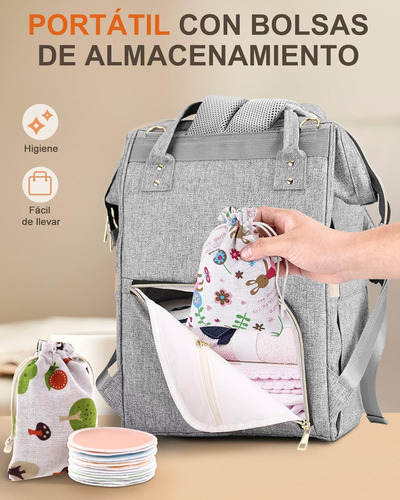 12 Almohadillas De Lactancia Bambú Orgánicos P/pérdida Leche Multicolor