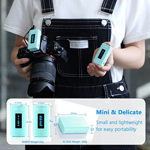 Boya By-xm6-k2g Sistema De Micrófono Lavalier Inalámbrico Du