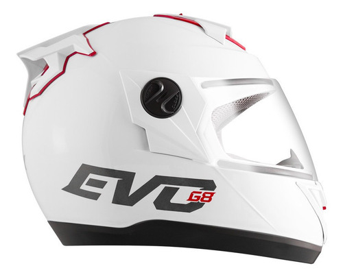Imagen 5 de 9 de Casco Moto Integral Pro Tork Evolution G8 Evo Certificado