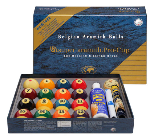 Aramith Super Pro-cup Value Pack (super Pro Billiard Pool B.