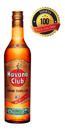 Ron Havana Añejo Especial Original Cuba - mL a $133