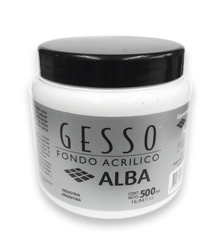 Gesso Fondo Acrilico Profesional Alba 500 Ml