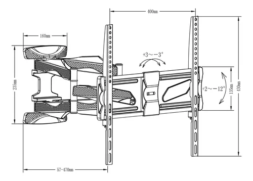 Soporte Naku De Pared Para Tv O Monitor