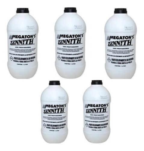 Zennith Detergente Limpeza Serpentina Ar Condicionado Kit 5
