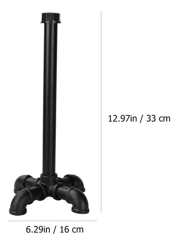 Soporte Para Papel Higiénico Dorado, Industrial, Para Rollos