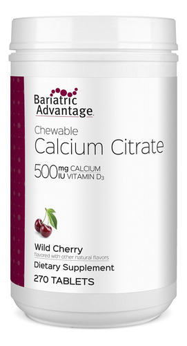 Bariatric Advantage Citrato De Calcio Masticable De 500 Mg C